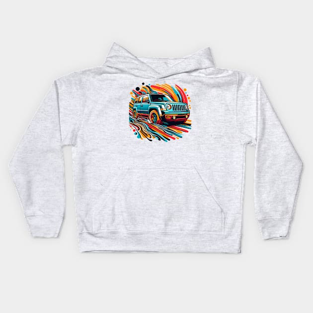 Jeep Patriot Kids Hoodie by Vehicles-Art